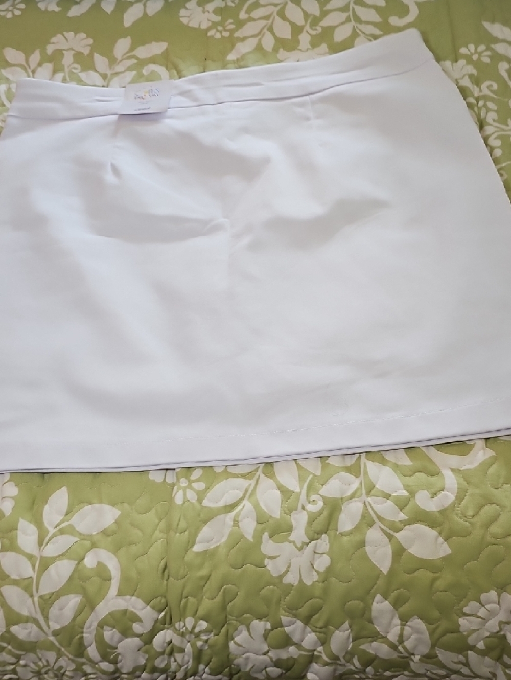 croft & barrow White Stretch Skort - Picture 4 of 6